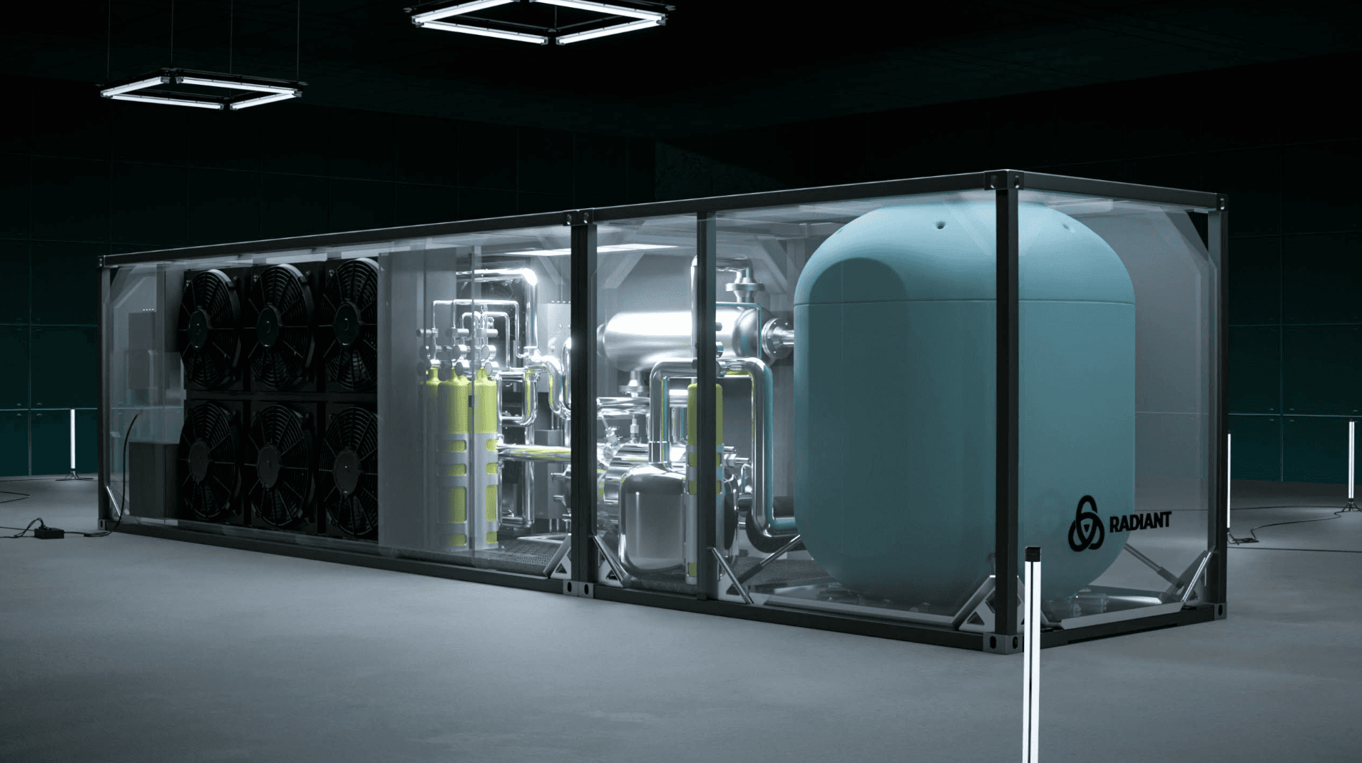 Radiant Kaleidos portable nuclear microreactor